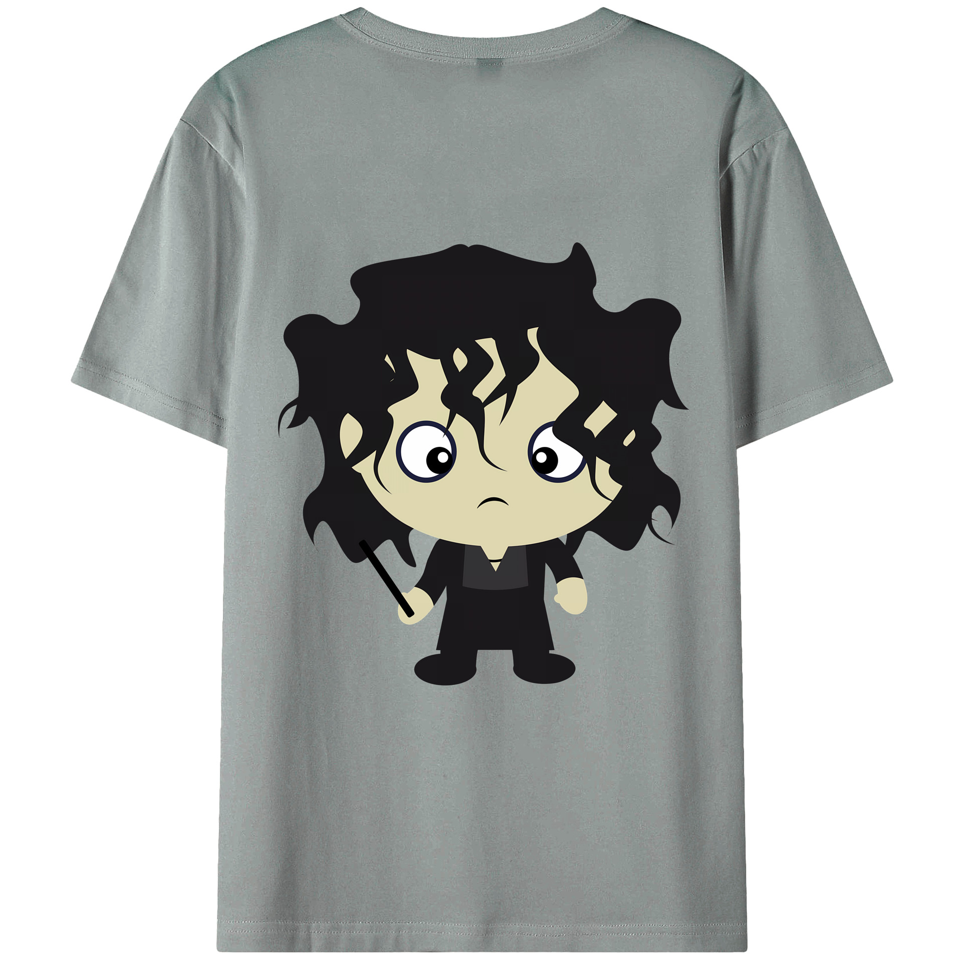 （画像用） Harry Potter ハリー・ポッターシリーズ 綿100％ メンズ半袖Tシャツ（バックプリント） 通気性